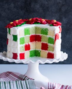 Checkerboard Cake - i am baker