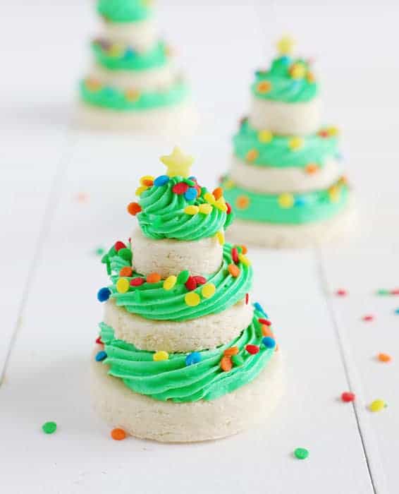 The PERFECT size Christmas Tree Cookies!
