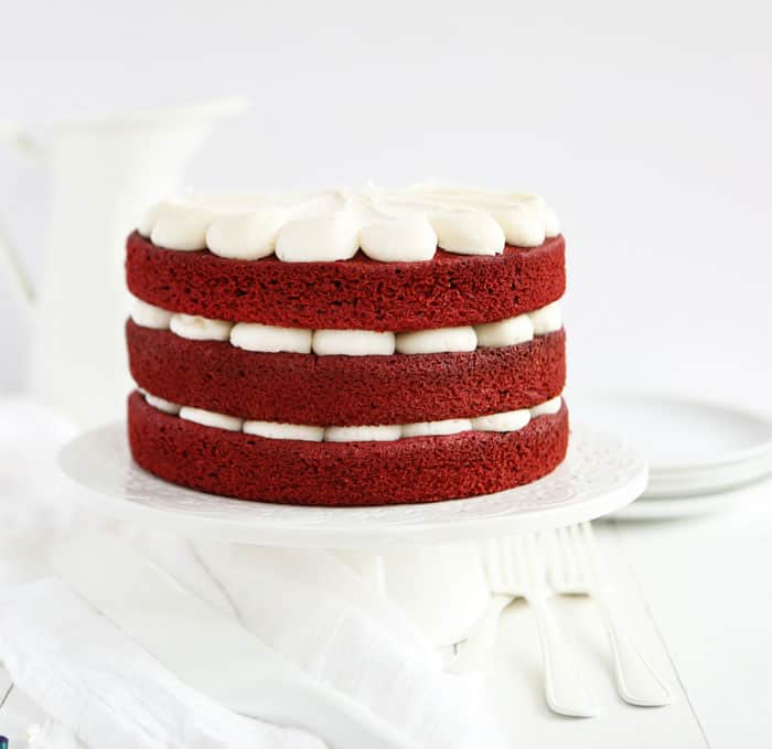 NO-FAIL Red Velvet Cake! Always delicious! #cake #redvelvetcake #redvelvet #iambaker