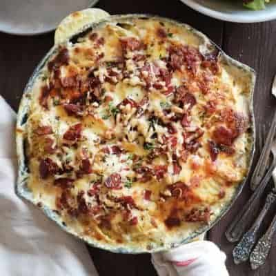 Gruyere Scalloped Potatoes - i am baker