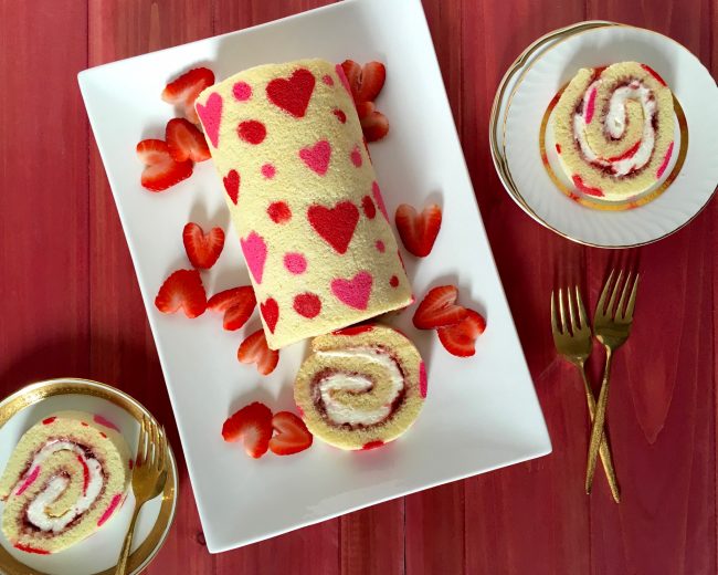 Heart Cake Roll