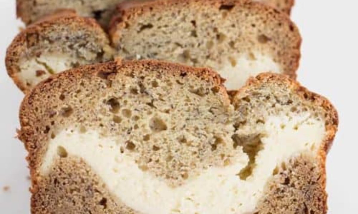 Cream Cheese Banana Bread Video I Am Baker
