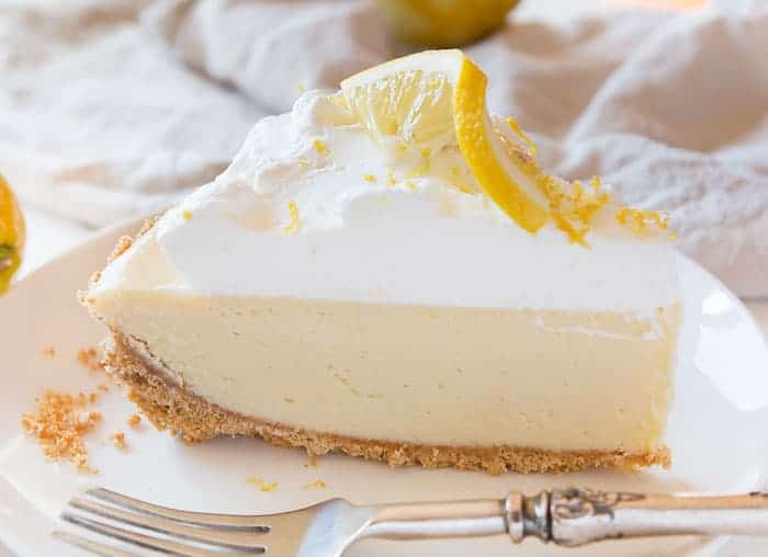 Fresh Lemon Pie {VIDEO} - I Am Baker