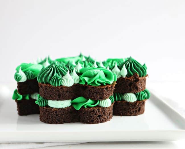 St. Patrick's Day Naked Cake
