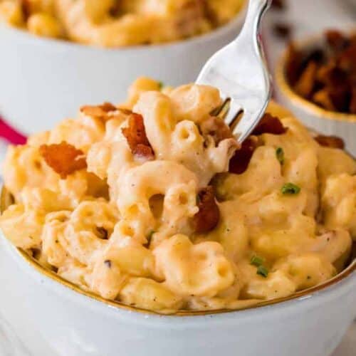 Bacon Macaroni Cheese - i am baker