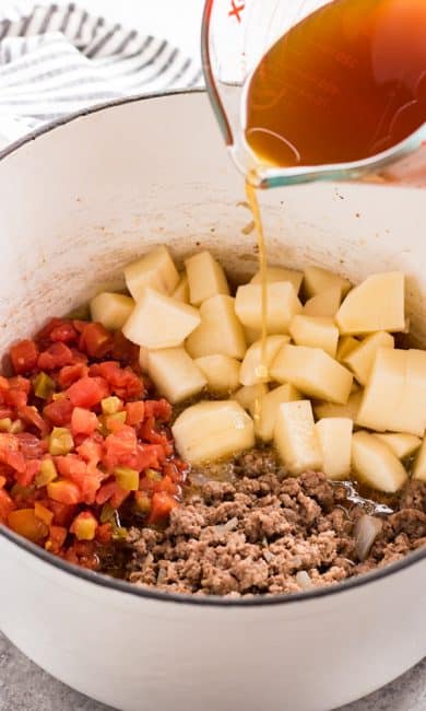 Cheeseburger Soup