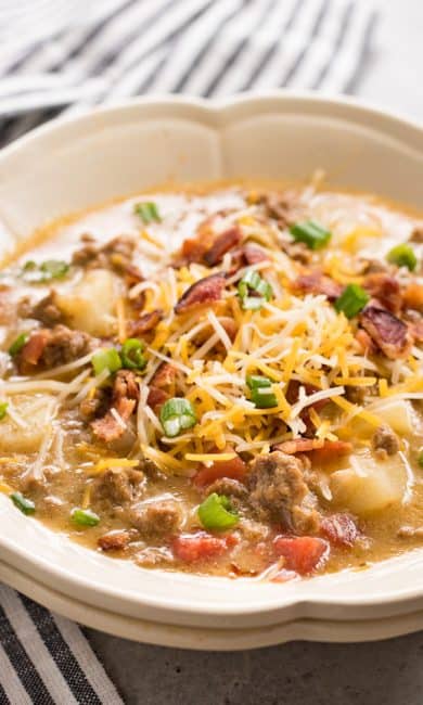 Cheeseburger Soup Recipe