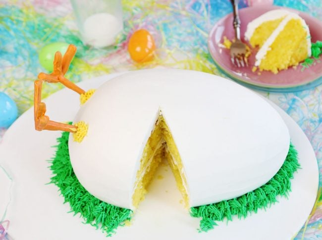 Easter Cake Idea - Hatching Chick Cake