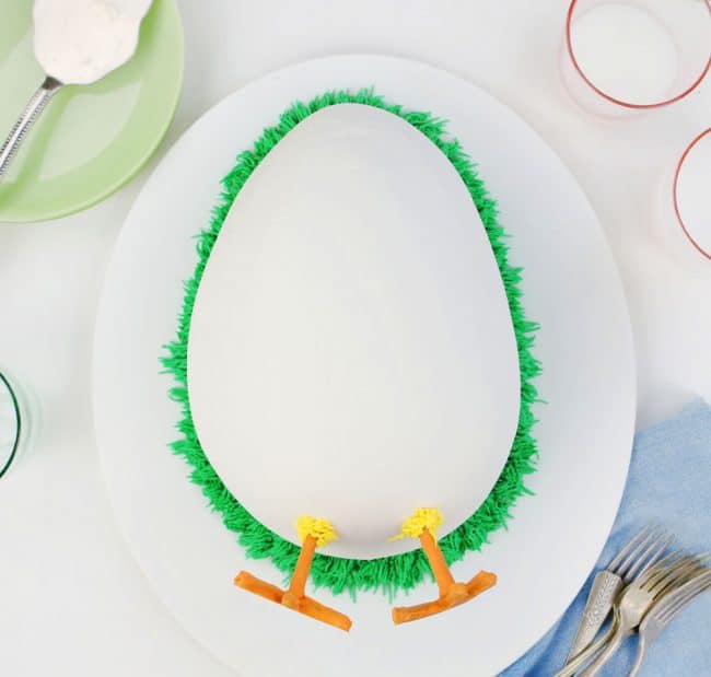 Easter Cake Idea - Hatching Chick Cake!