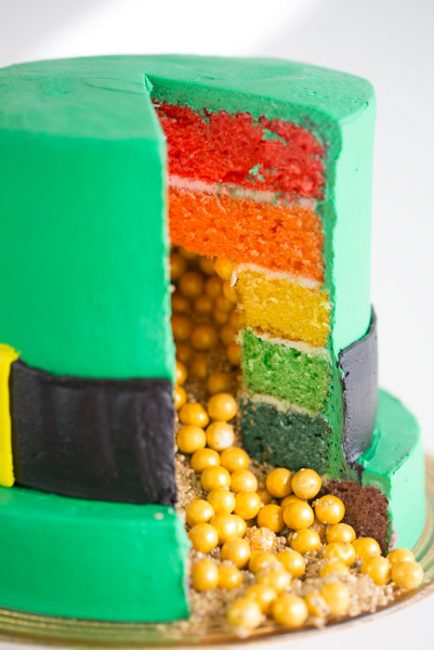 Easy Leprechaun Hat Cake