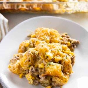 tater tot hotdish with ground beef