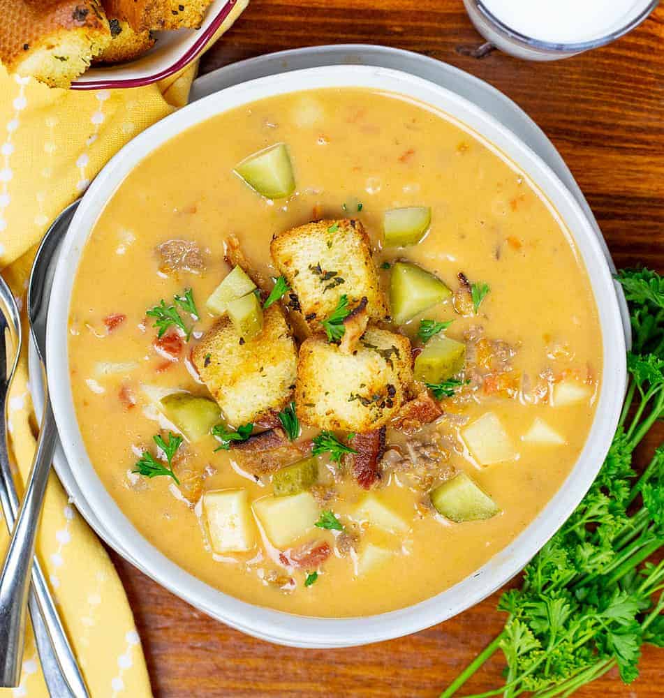 Cheeseburger Soup