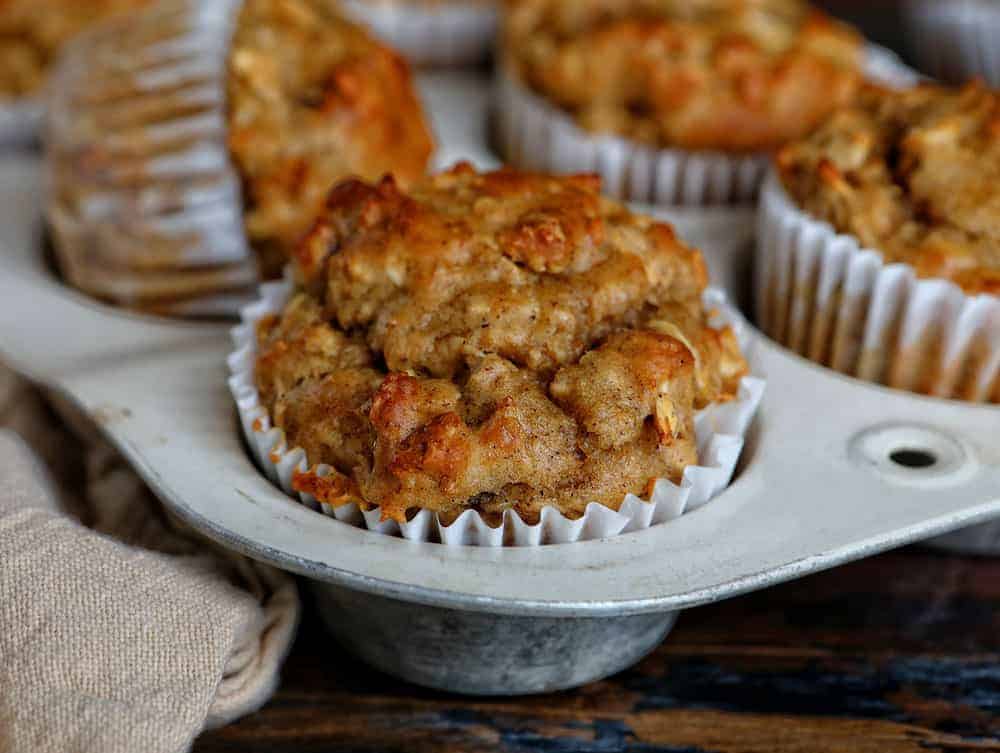 Peanut Butter Banana Muffins