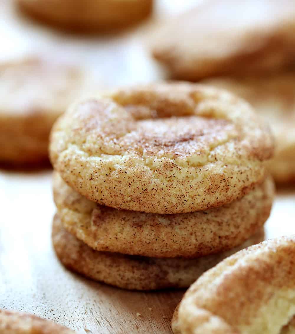 Stack of Snickerdoodle Cookies