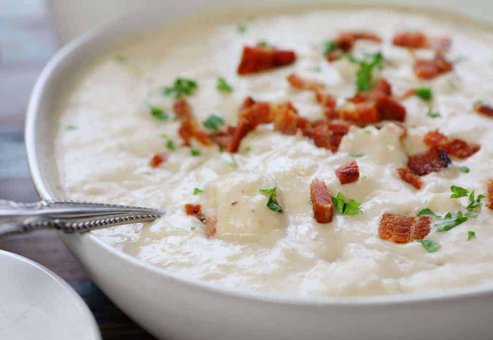 Baked Potato Soup - Amanda's Cookin' - Soup