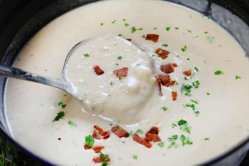 Ladle of Potato Soup