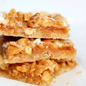 Caramel Cashew Bars