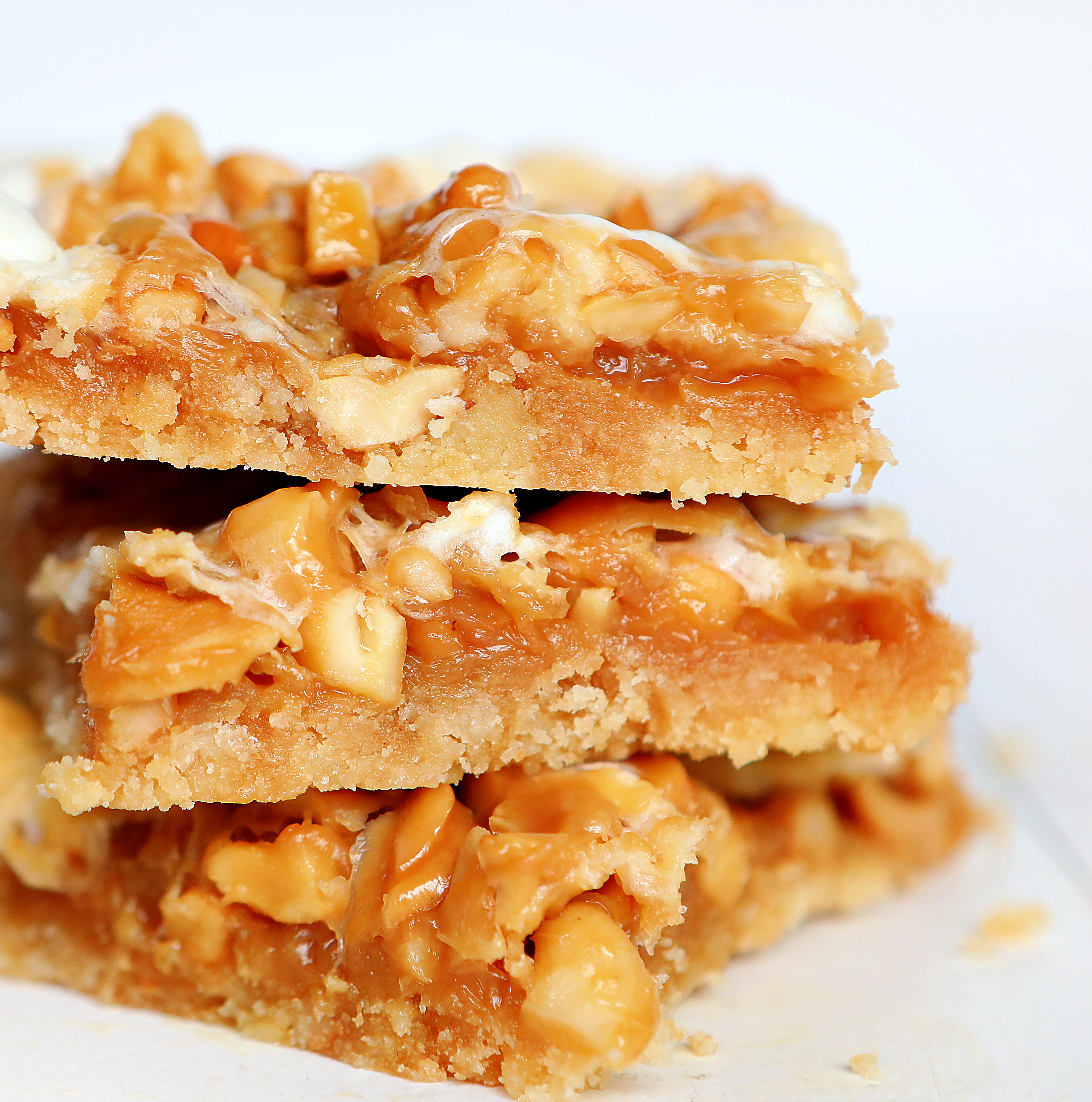 Caramel Cashew Bars