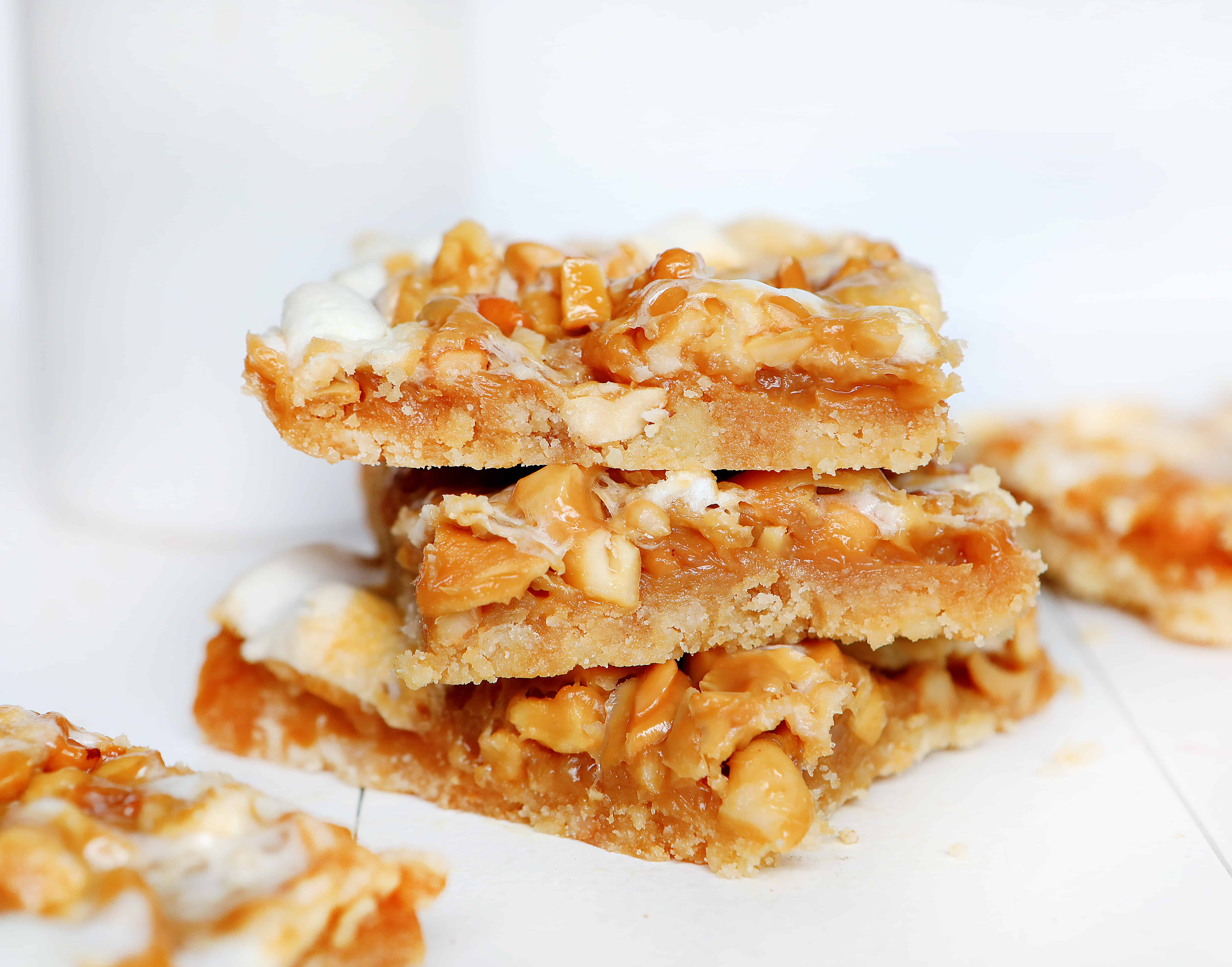 The Best Caramel Cashew Bars