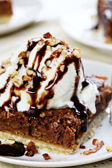 german chocolate slab pie