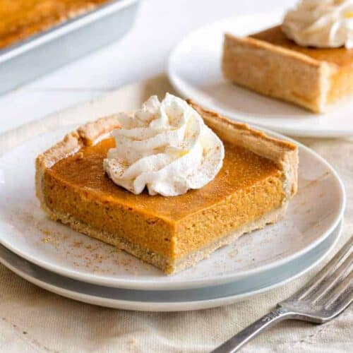 Pumpkin Slab Pie - i am baker