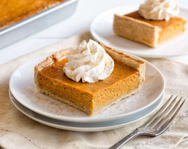 Pumpkin Slab Pie - i am baker