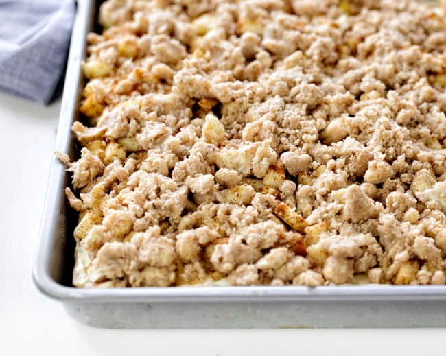 Apple Crisp Cheesecake {VIDEO} | i am baker