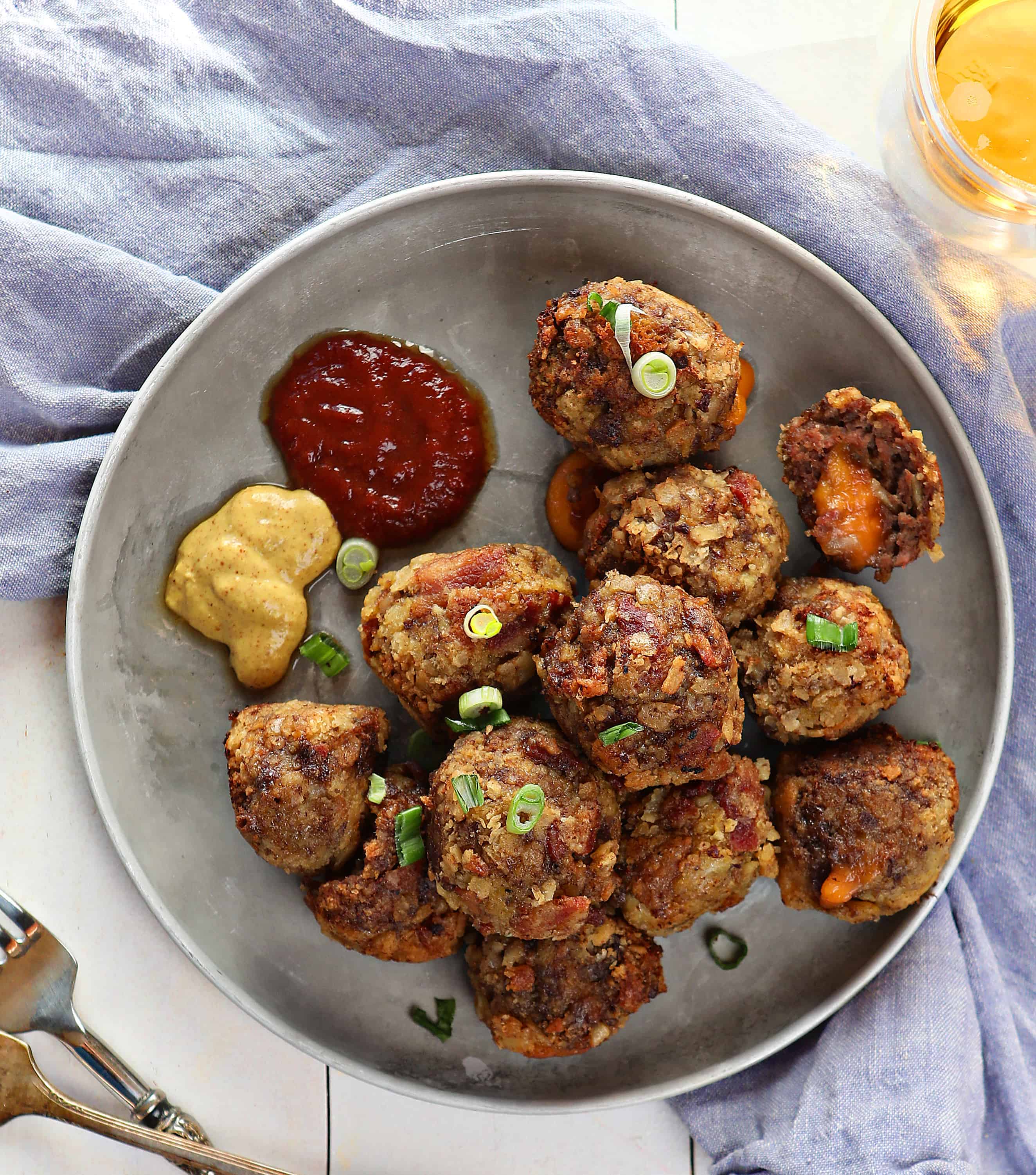 Bacon Cheeseburger Meatballs