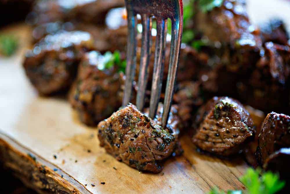 Snadné Steak Bites