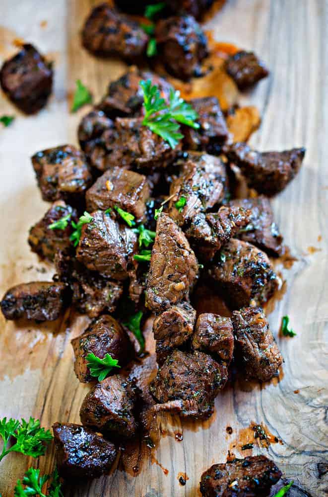 Marinovaný Steak Bites