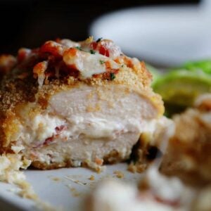 Bacon and Cream Cheese Stuffed Chicken Breast