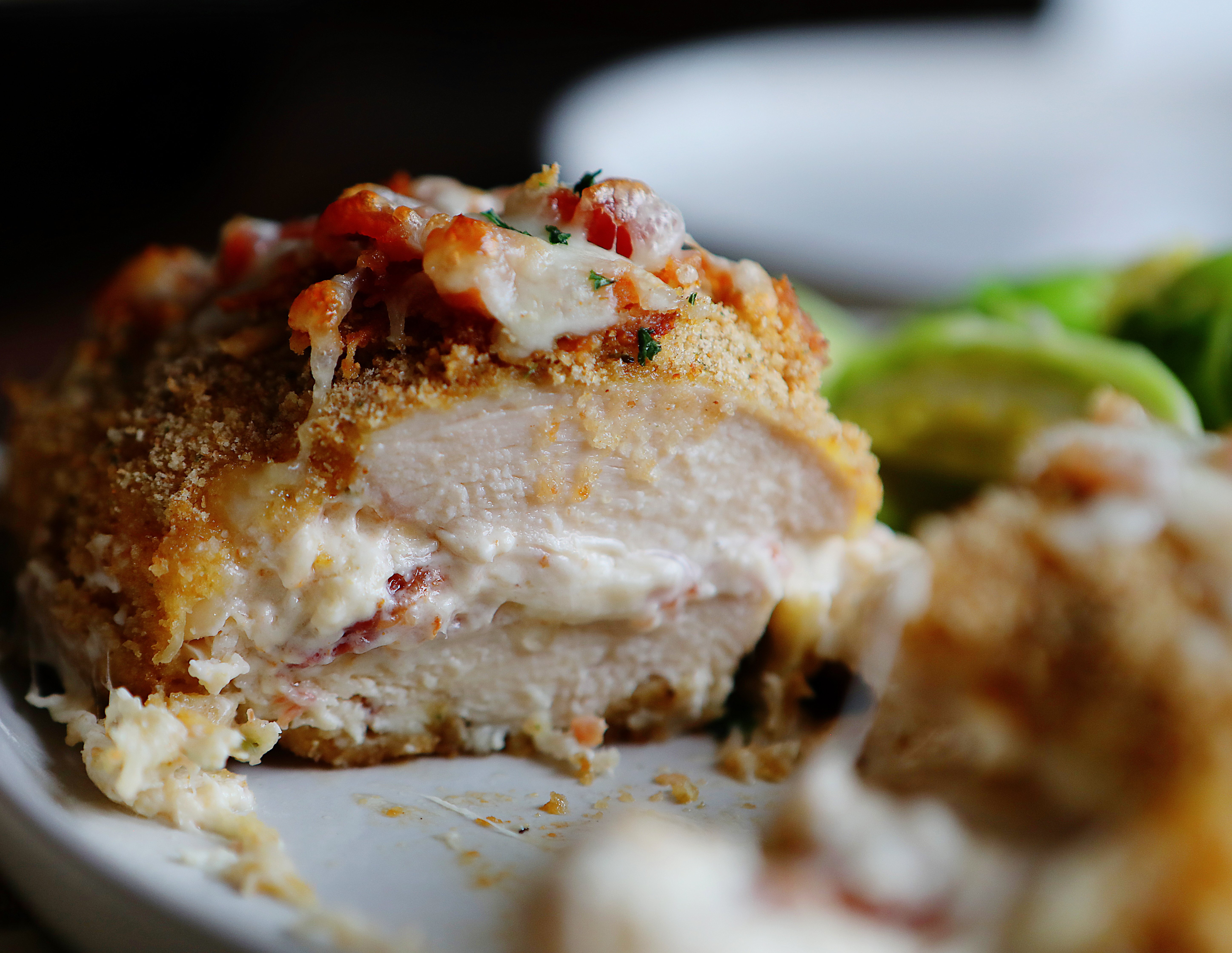 Easy Bacon Cream Cheese Stuffed Chicken