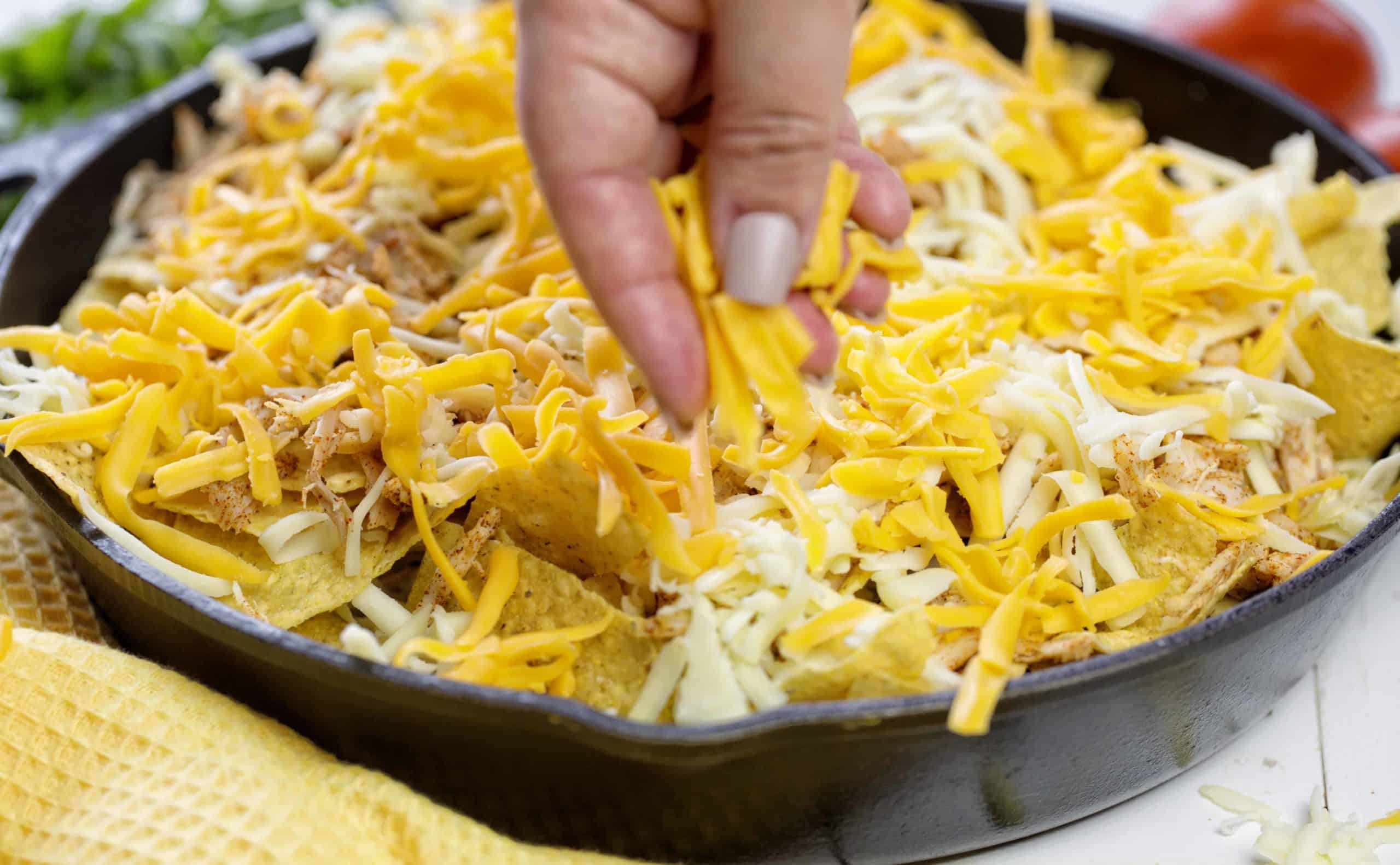 Cheesy Chicken Nachos