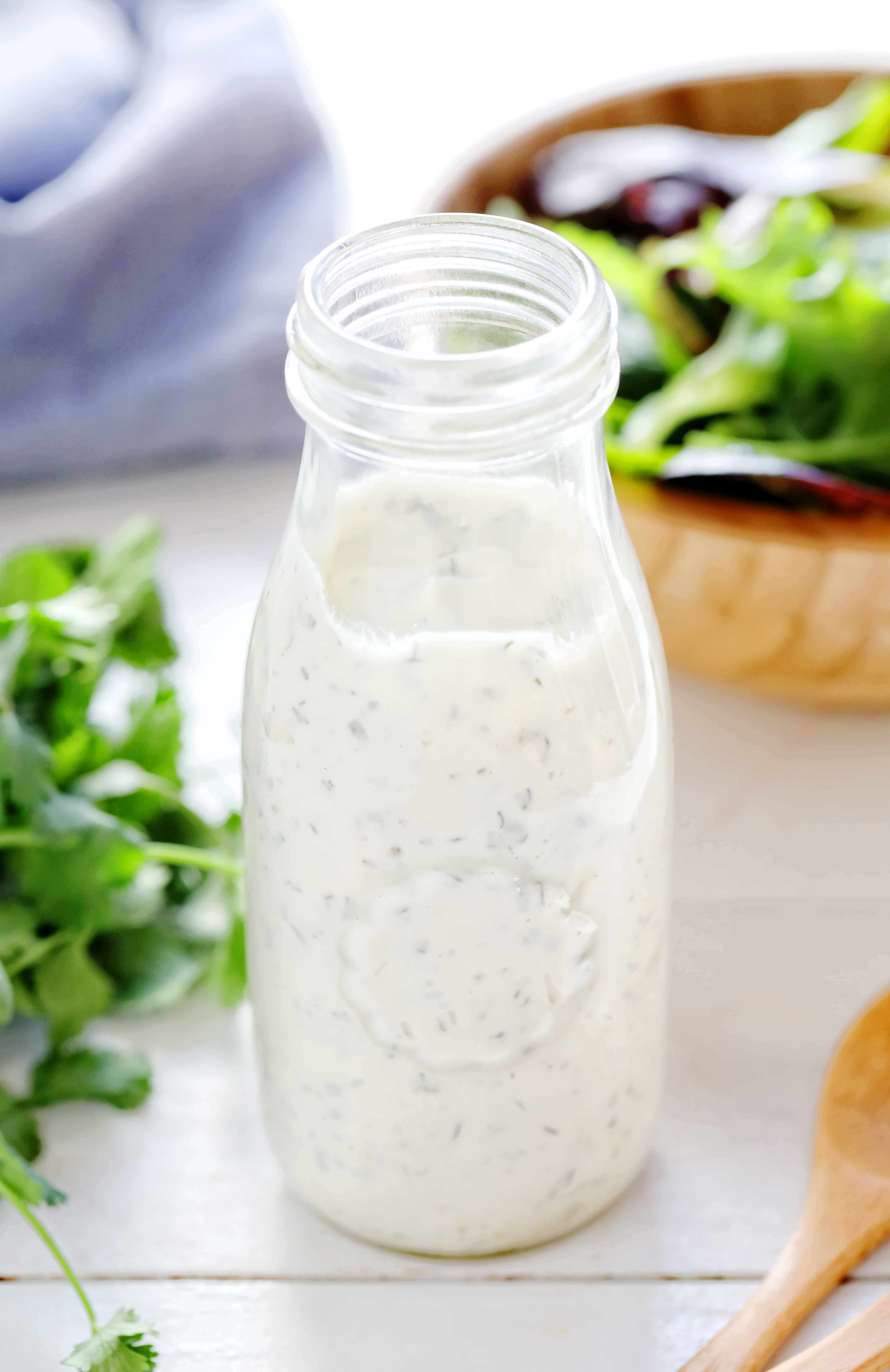 Homemade Ranch Dressing (Better Than Store-Bought)