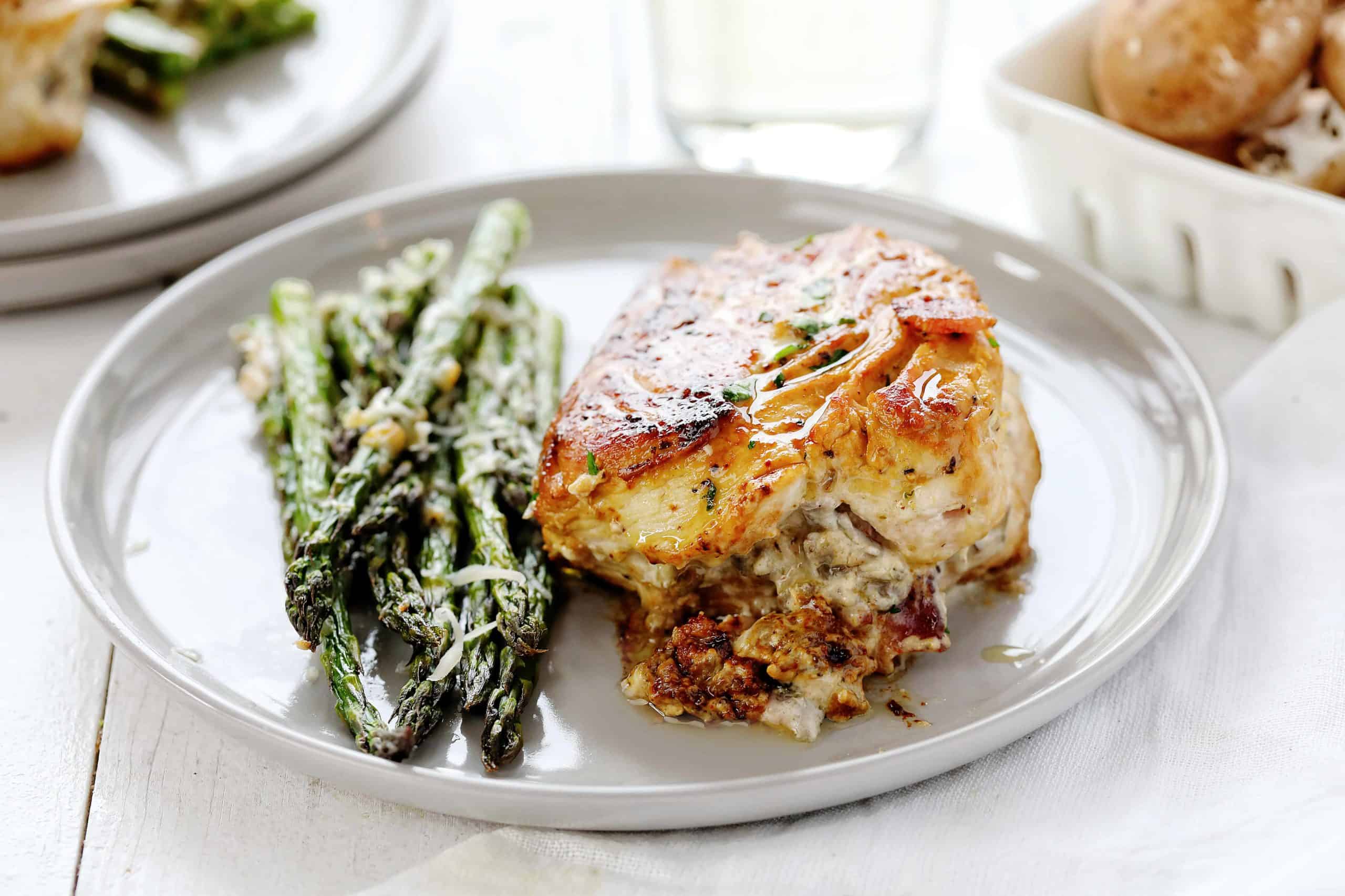 Mushroom Stuffed Chicken