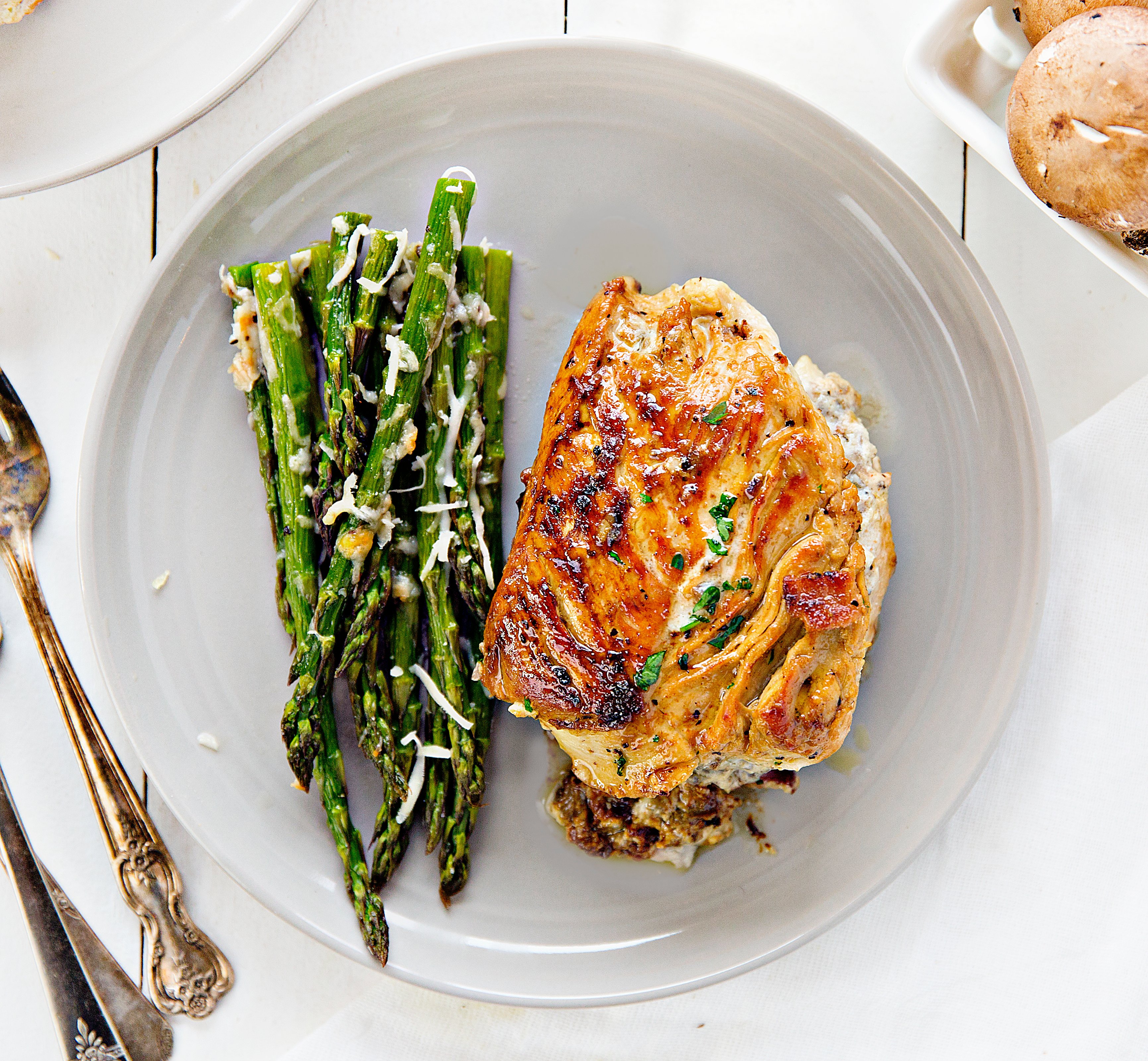 Mushroom Stuffed Chicken