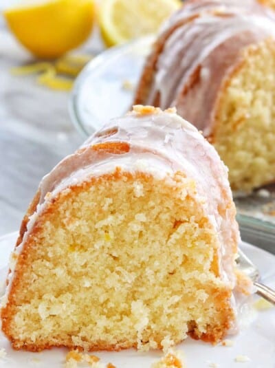 Lemon Pound Cake {VIDEO} - i am baker