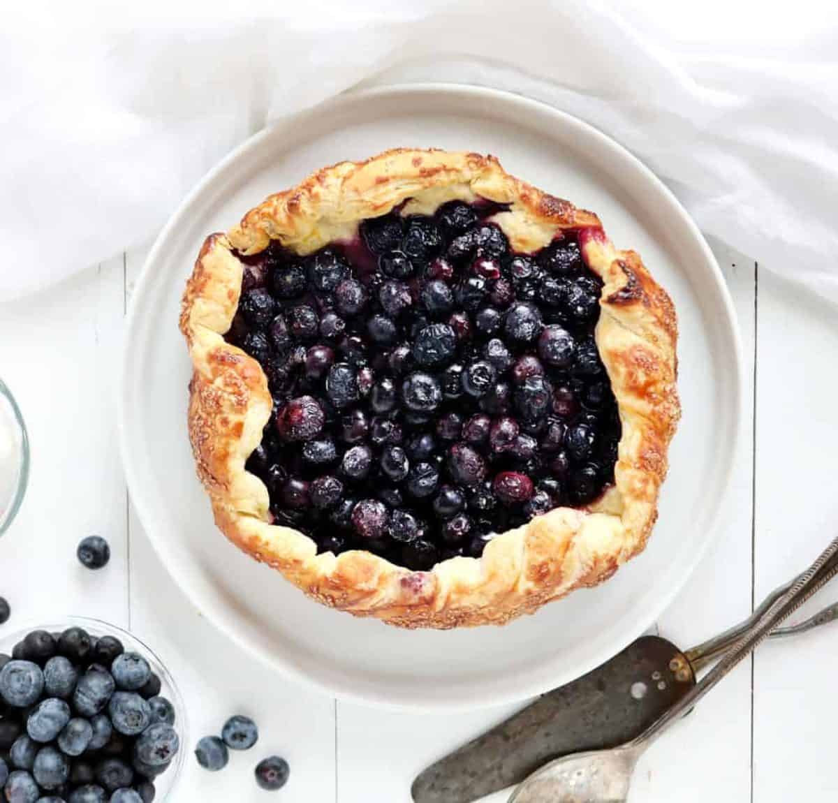 Blueberry Galette Dessert I Am Baker