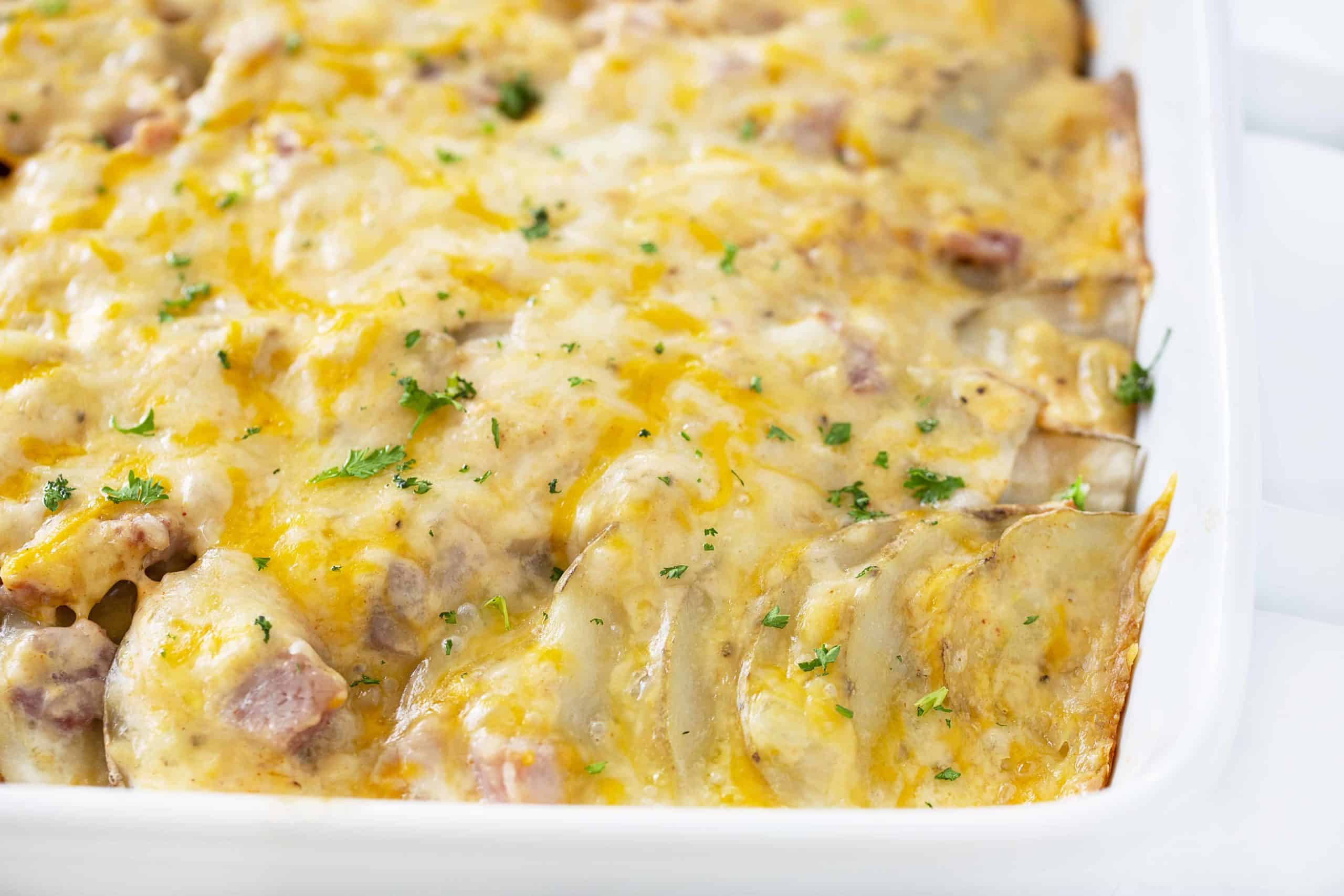 Scalloped Potatoes and Ham –