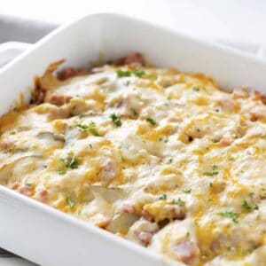 Ham and Cheese Scalloped Potatoes