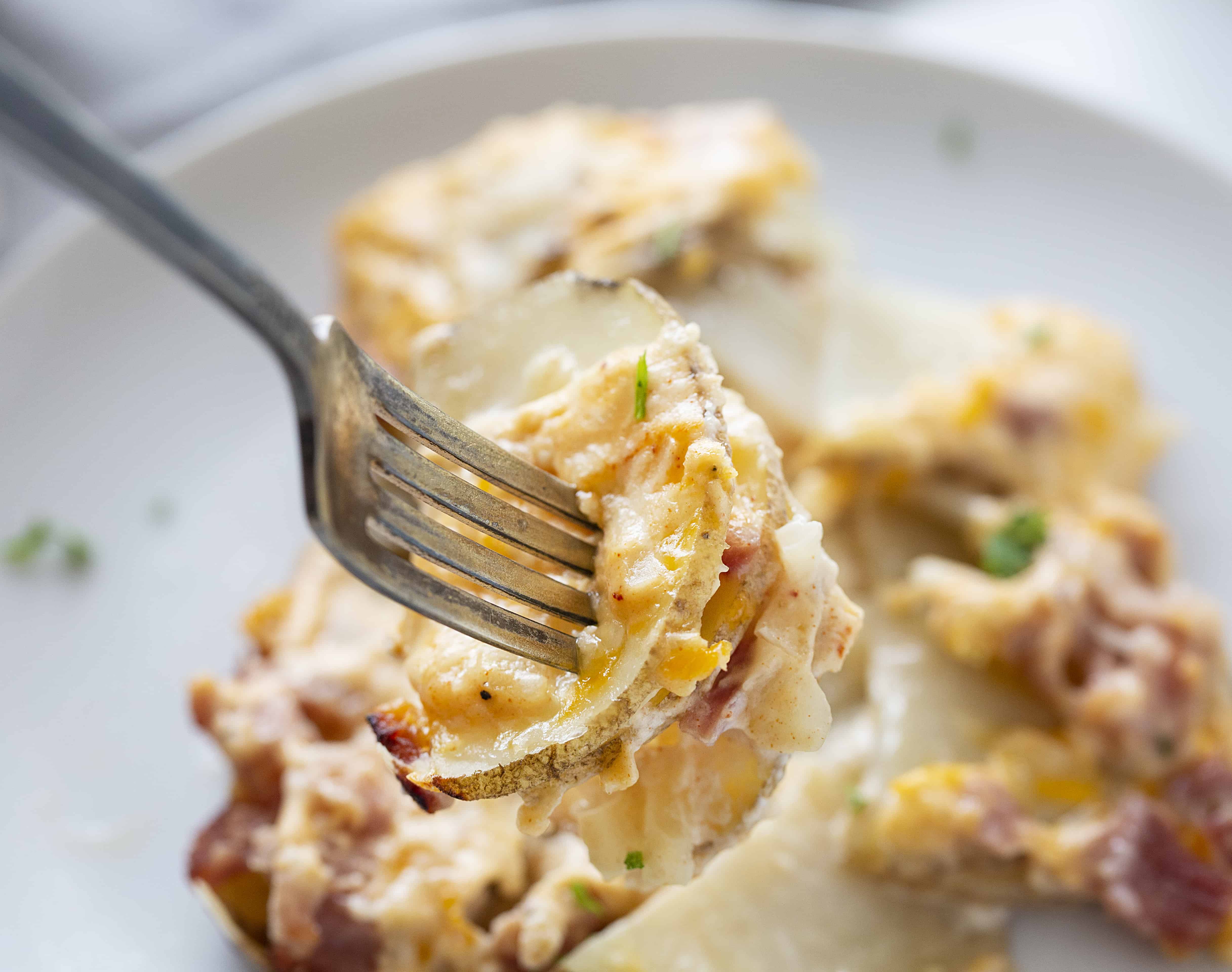 Scalloped Potatoes with Ham and Cheese