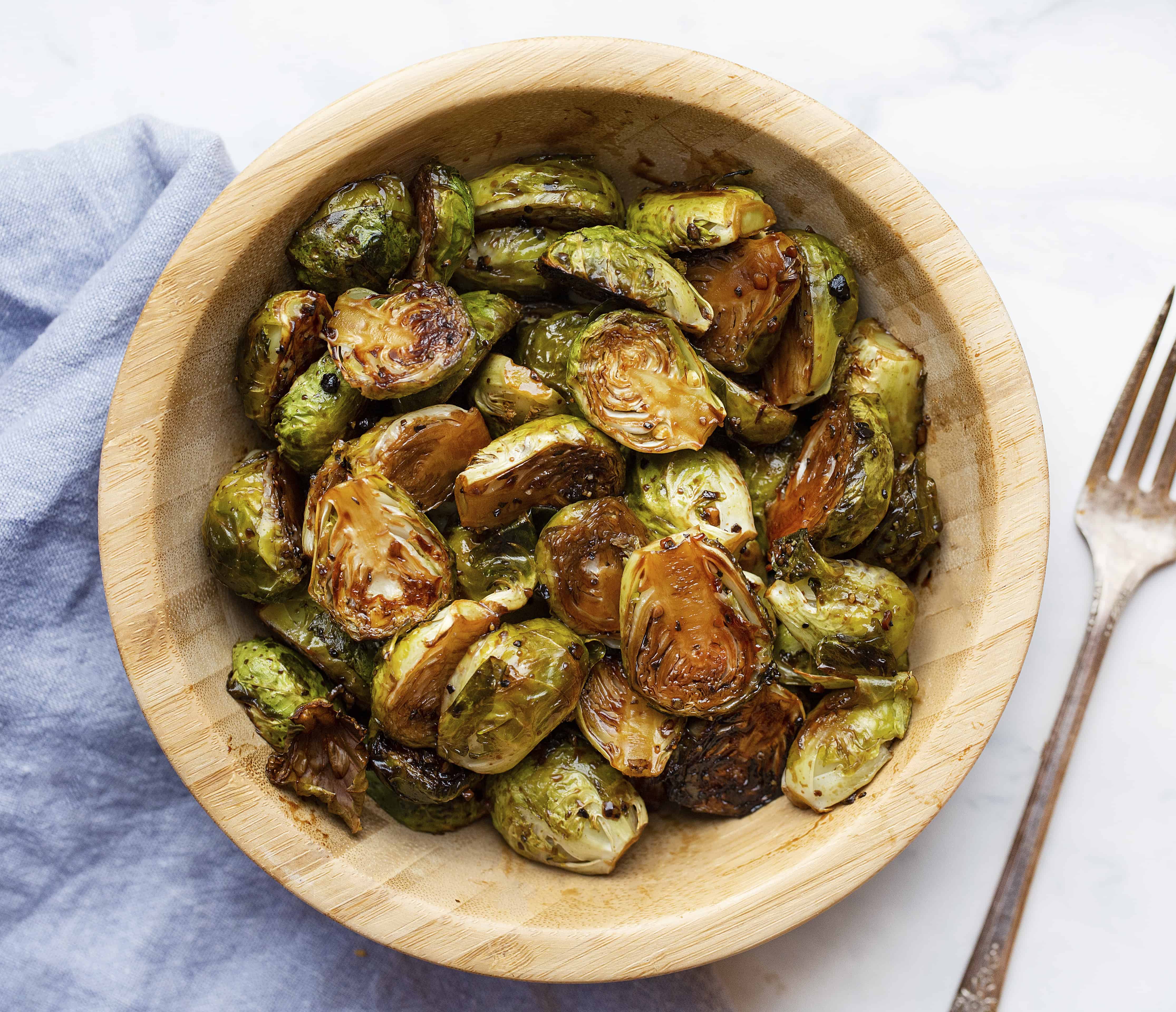 Easy Balsamic Roasted Brussel Sprouts