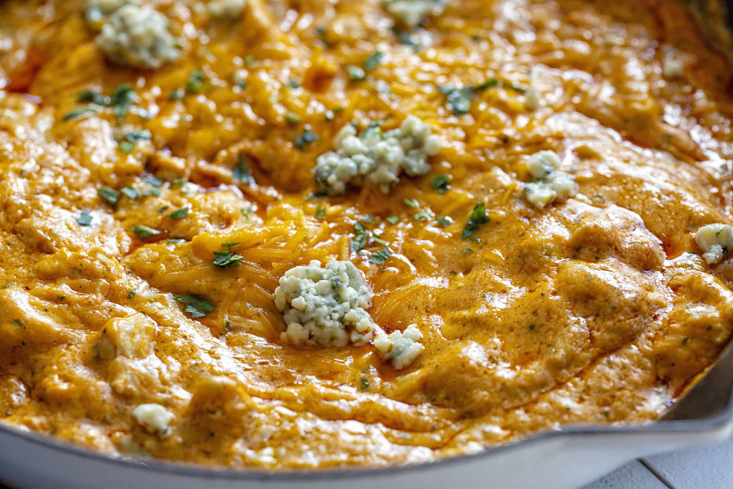 Skillet Buffalo Chicken Dip