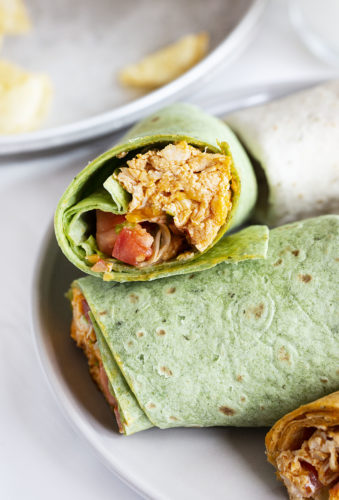 Buffalo Chicken Wraps - i am baker