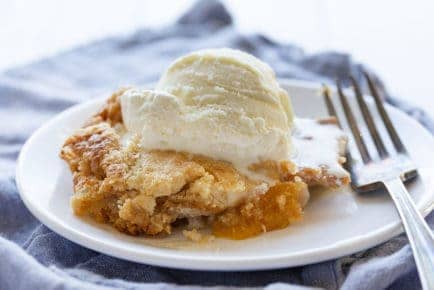 Peach Dump Cake - i am baker