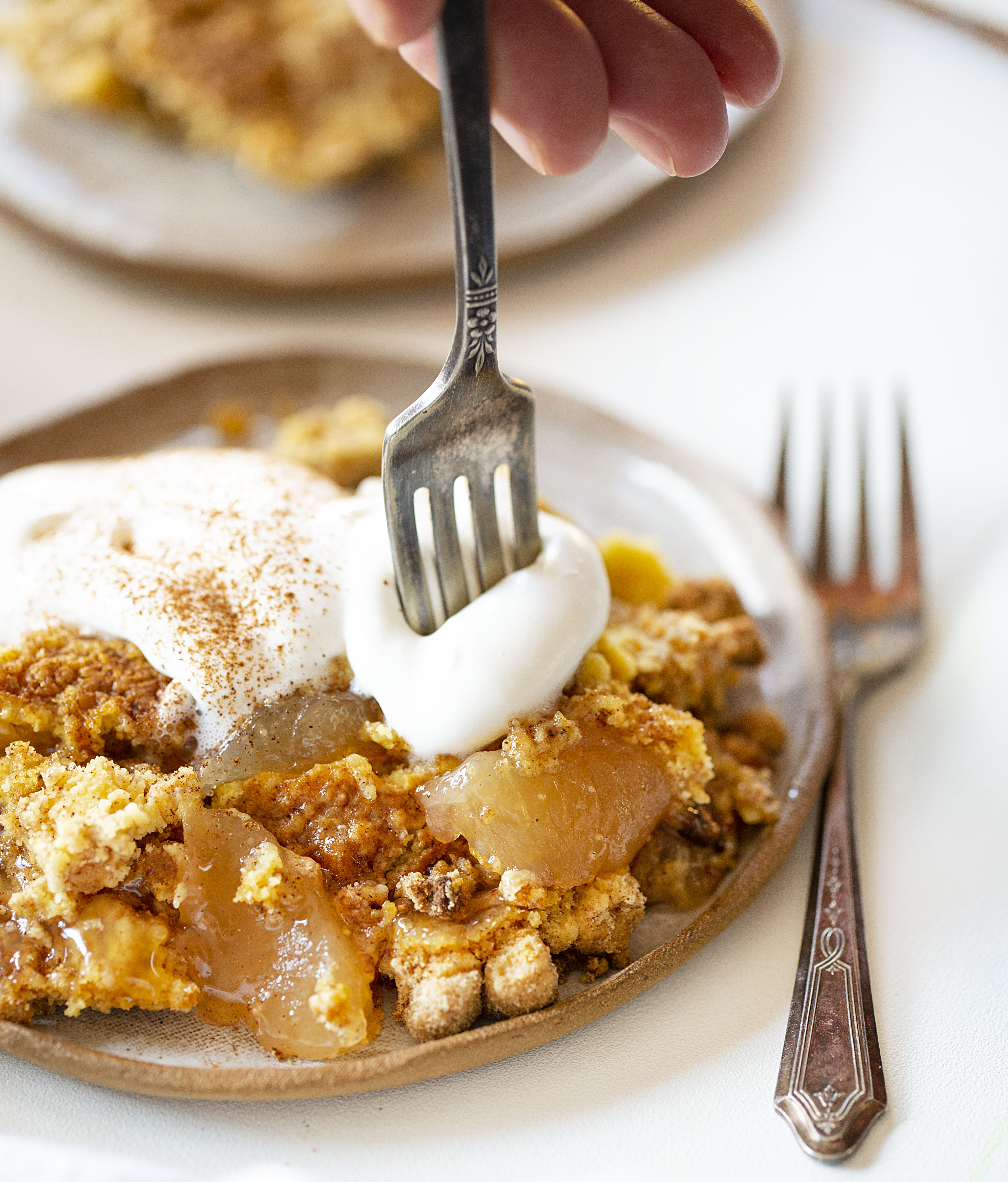 Buttery Apple Cherry Dump Cake Recipe (Made in the Crockpot): Easy