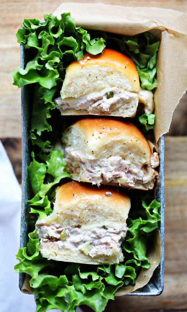 Tuna Melt Sliders