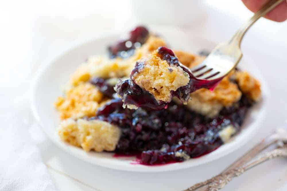 Blueberry Dump Cake