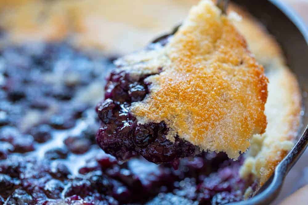 cobbler blueberry iambaker blueberries