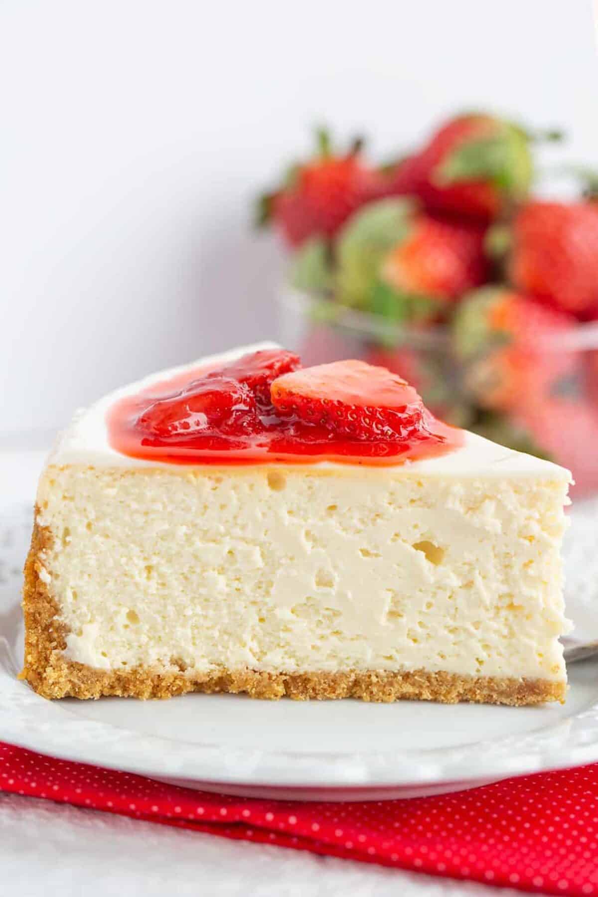 Strawberry Cheesecake i am baker